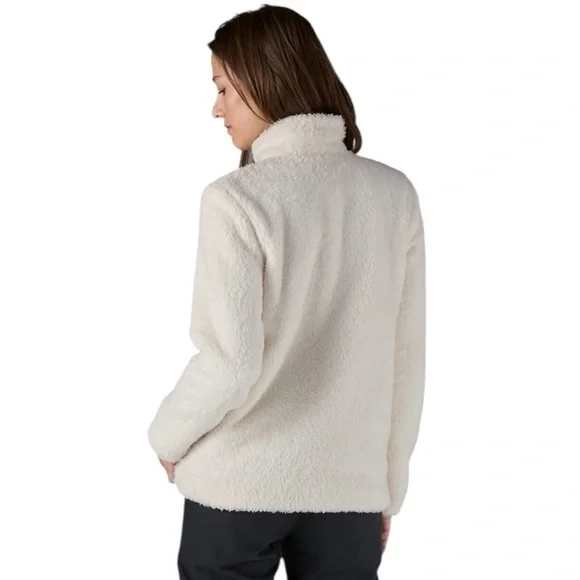 Patagonia Women's Los Gatos Fleece White Logo Jacket SZ L - Picture 3 of 16